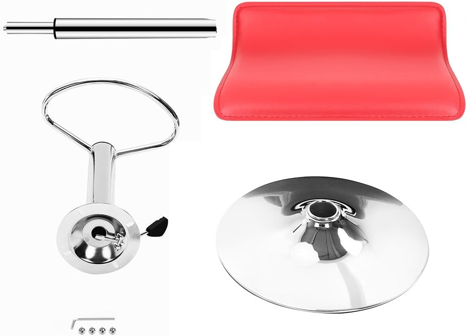 Baiyun Barhocker 2er Set, Modernes PU -Leder Barhocker Höhenverstellbar, Metall Bar Hocker Basis mit