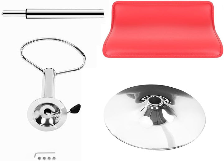 Baiyun Barhocker 2er Set, Modernes PU -Leder Barhocker Höhenverstellbar, Metall Bar Hocker Basis mit