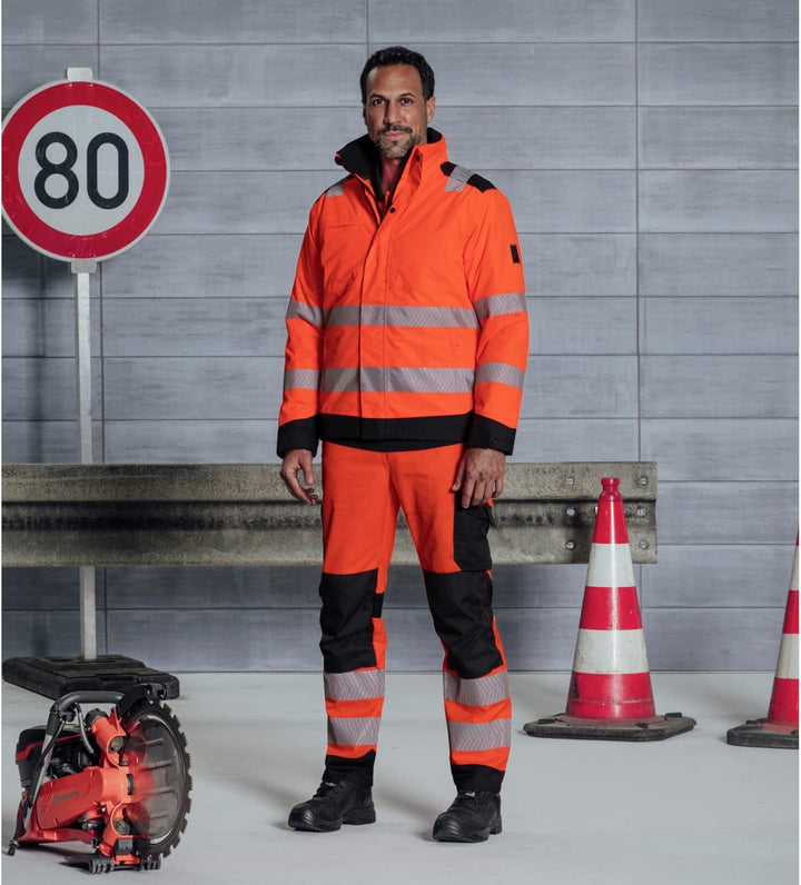 WÜRTH MODYF Warnschutz Poloshirt Fluo EN 20471 5XL Orange Anthrazit, 5XL Orange Anthrazit
