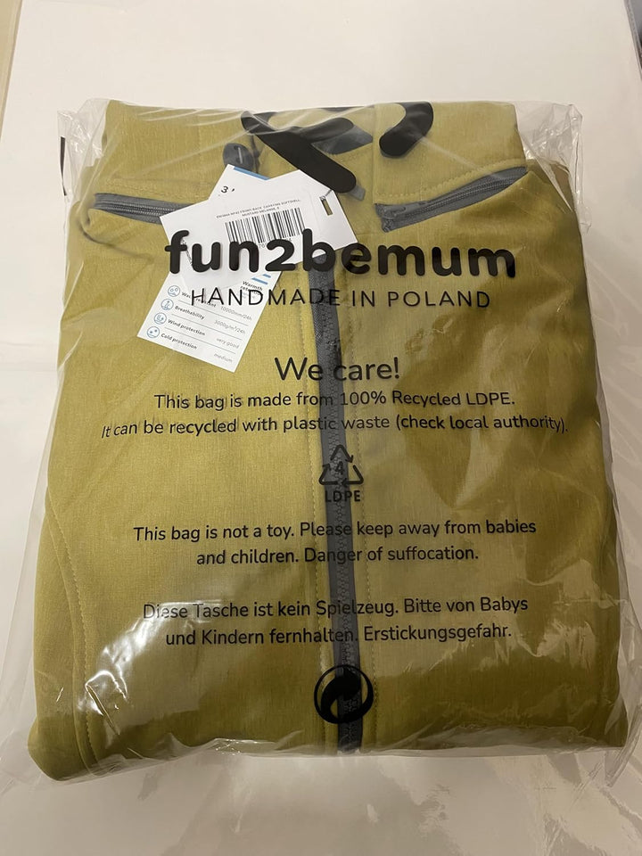 fun2bemum Enigma 5in1 BACK/FRONT Softshell Jacke,Tragejacke, Babytragejacke,Schwangerschaftsjacke M