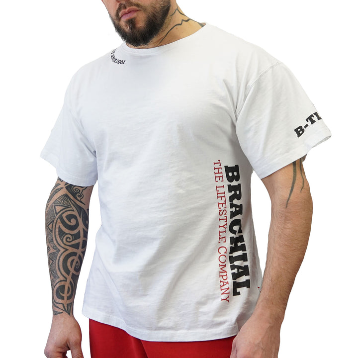 Brachial Premium Herren T-Shirt Gym Loose-Fit - für Freizeit Bodybuilding Workout Gym Kraftsport Fit
