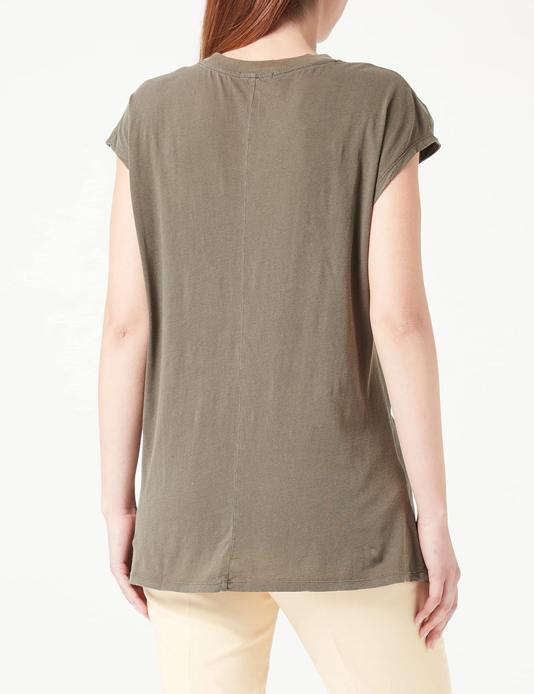 Replay Damen T-Shirt S 238 Army Green, S 238 Army Green