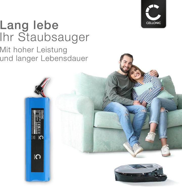 CELLONIC 1x Akku für Staubsauger Kompatibel mit Proscenic M6 Pro, M7 Pro, LDS M7 Pro, NR18650 M26-4S