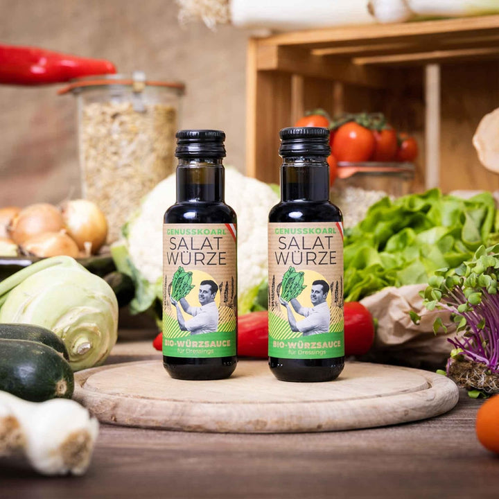 Bio Salat Würze 100ml - traditionelles Brauverfahren - monatelange Reifung - vegan - glutenfrei - au