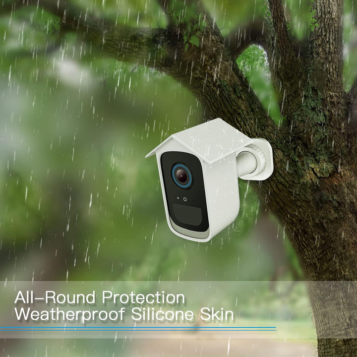HOLACA Silikonhülle kompatibel mit eufy Security eufyCam S300 3C, wasserdicht, weich, leicht, langle