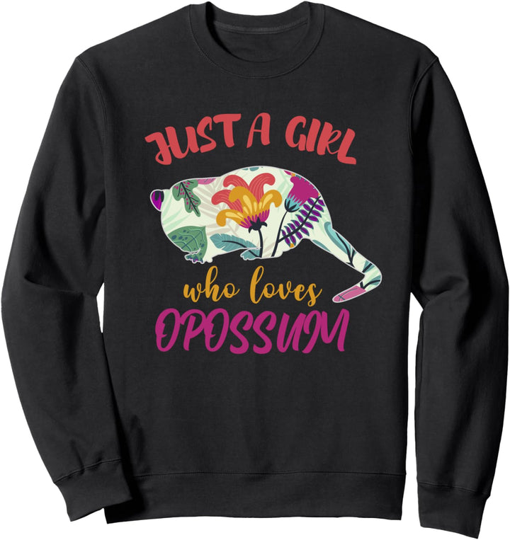 Opossum nur ein Mädchen, das Opossum liebt Opossum leben häs Sweatshirt
