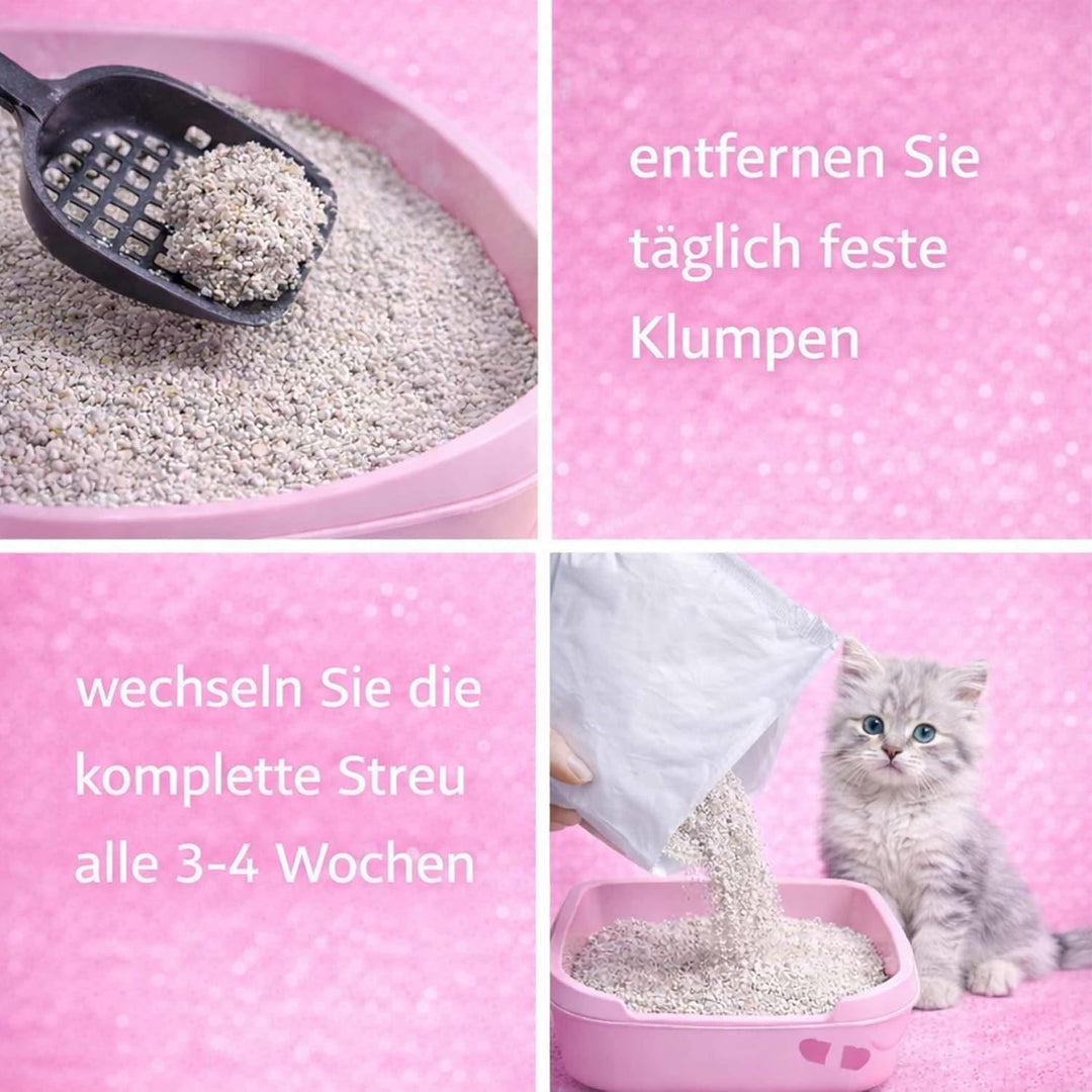 15 l White Cat mit Babypuderduft Klumpstreu Katzenstreu