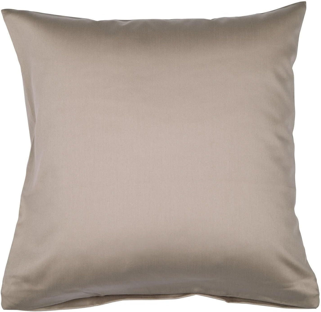 Janine Mako Satin Bettwäsche Uni Colors 200 x 220 cm Cappuccino 200 cm x 220 cm Cappuccino, 200 cm x