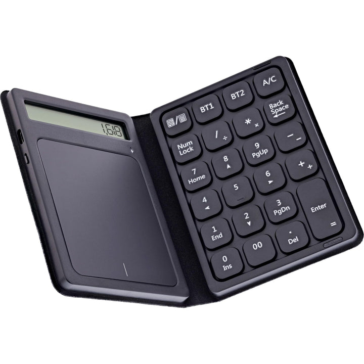 Inline Bluetooth Nummernblock mit Touchpad und Display, faltbar, kabellos, für Windows, Android, iOS
