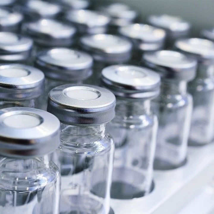 ALWSCI 100 Stücke 20ml Glasfläschchen, Klarglas-Kopfraum HPLC-Fläschchen, Borosilikatglas-Standard-C