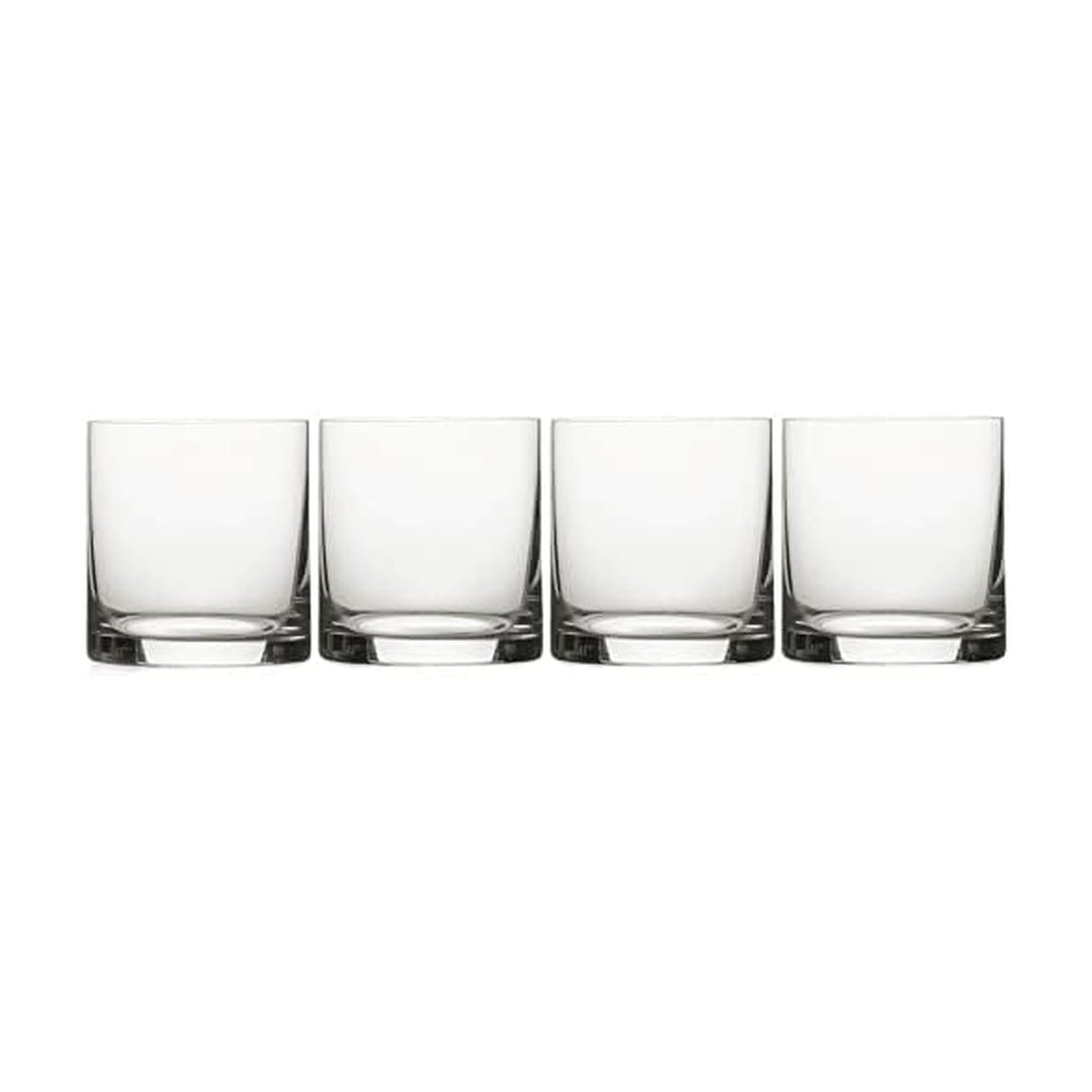 Mikasa Julie Double Old Fashioned Trinkglas (Set mit 4 Stück), 15 oz, Klar Kristall altmodisch, Kris