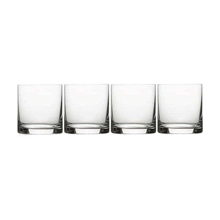 Mikasa Julie Double Old Fashioned Trinkglas (Set mit 4 Stück), 15 oz, Klar Kristall altmodisch, Kris