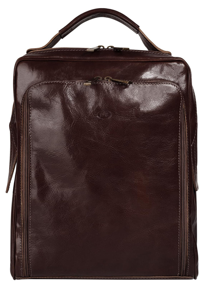 piké Rucksack Echt Leder braun Damen - 016046