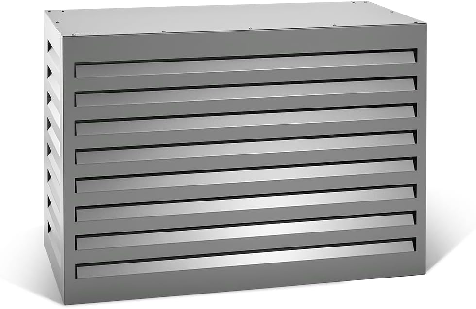 EVOLAR Evo-Cover Abdeckung/Verkleidung für Klimaanlage und Wärmepumpe für Aussengerät Garten Balkon