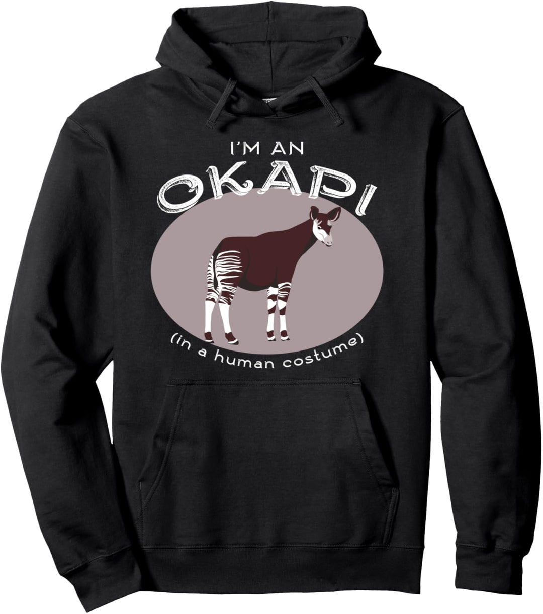 Okapi Kostüm Lustige Halloween Grafik Okapis Pullover Hoodie