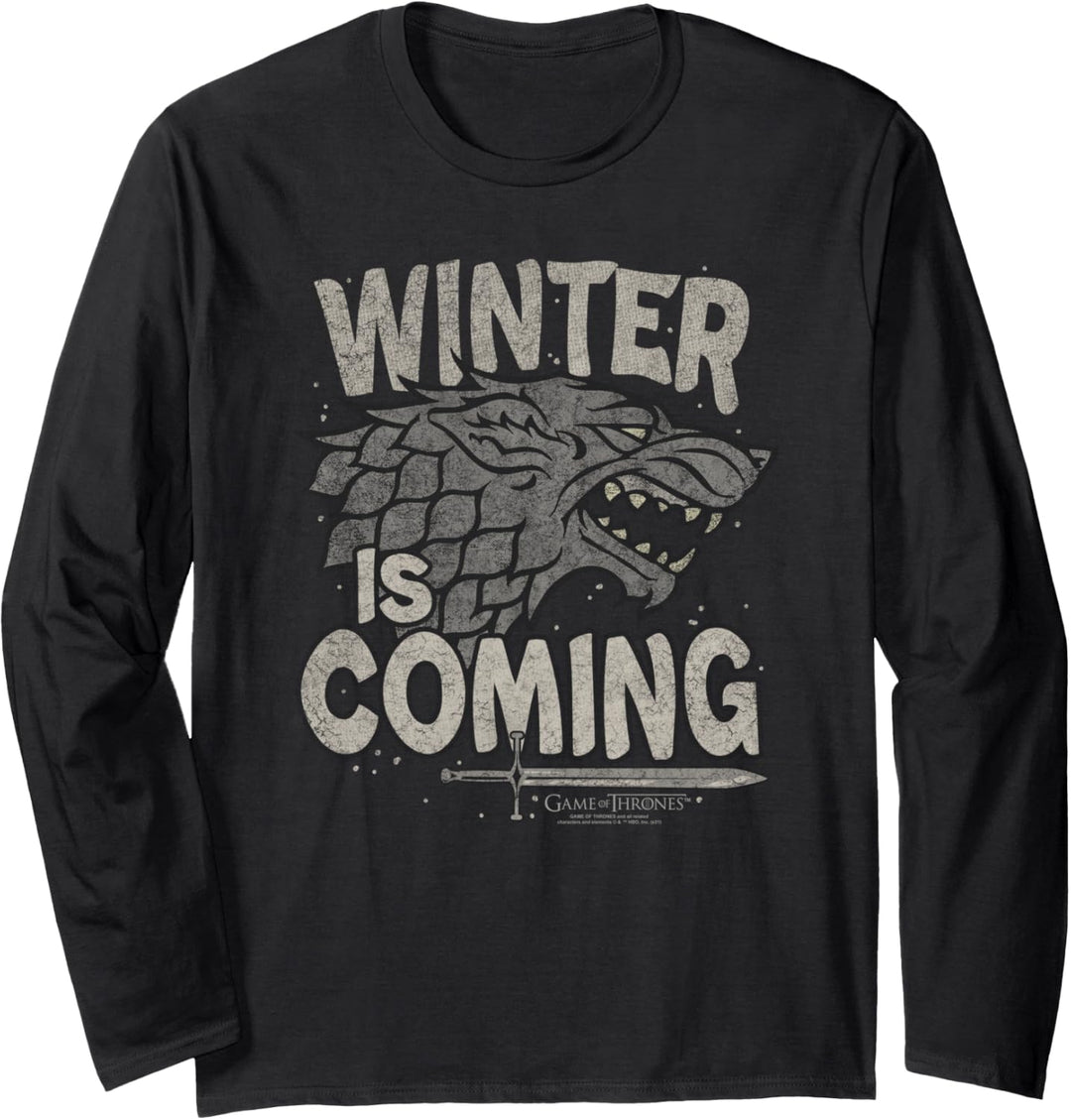Game of Thrones Winter is Coming Langarmshirt