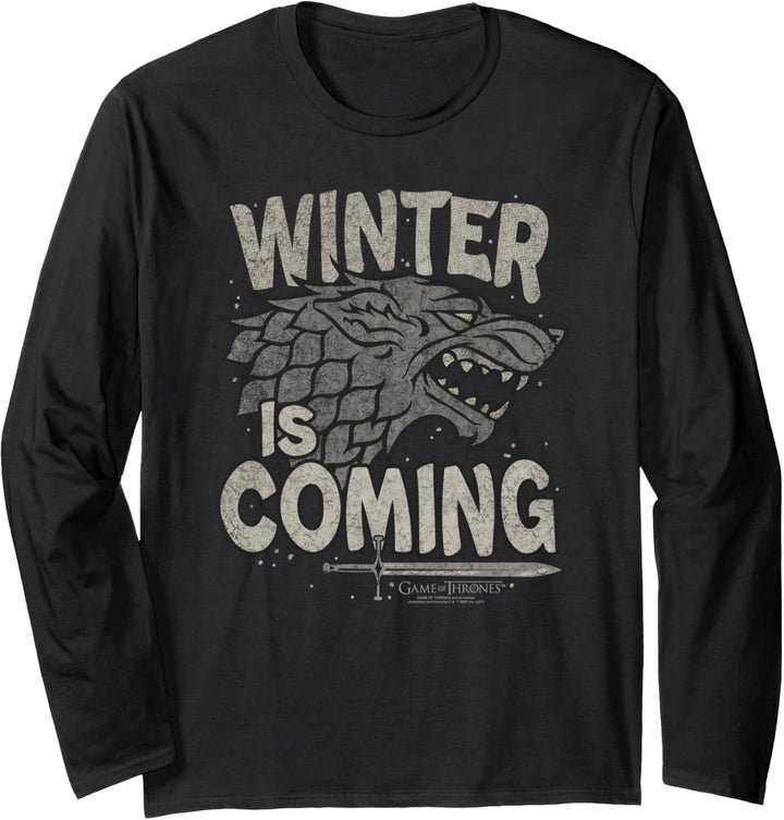 Game of Thrones Winter is Coming Langarmshirt