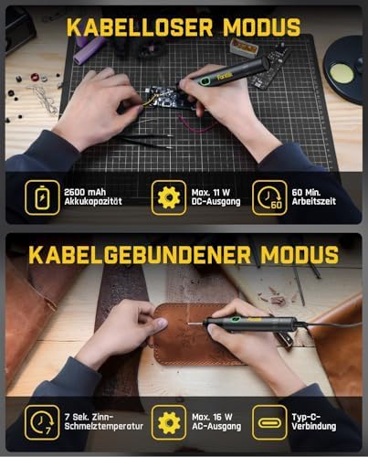Fanttik T1 Max Präzisions Lötkolben Set und Fanttik E2 Ultra 3.7V Mini Elektro Schraubendreher Set
