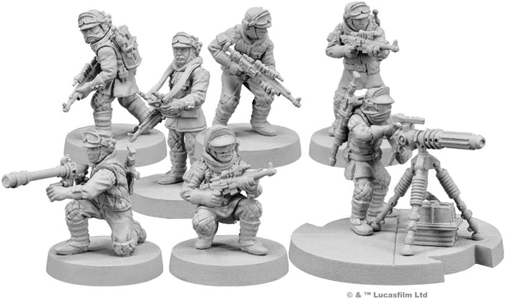 Atomic Mass Games Star Wars Legion SWL122ES Miniatur-Spiel, Eco-Basis-Verteidiger