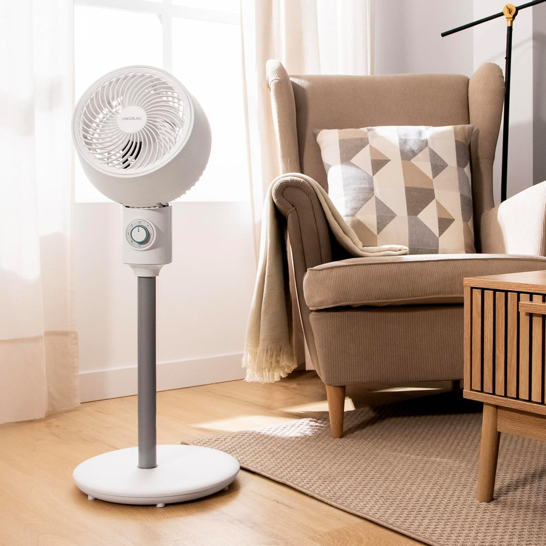 Cecotec - Fussbodenventilatoren EnergySilence 900 Cyclone 35 W, 9 Zoll Durchmesser, 3 Geschwindigkei