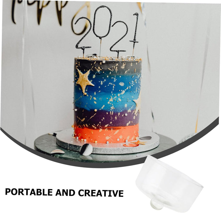 Housoutil Glas Haube Glasglocke Kuchenglocke Glashaube Käseglocke Glasdom Tortenplatte Haube Kucheng