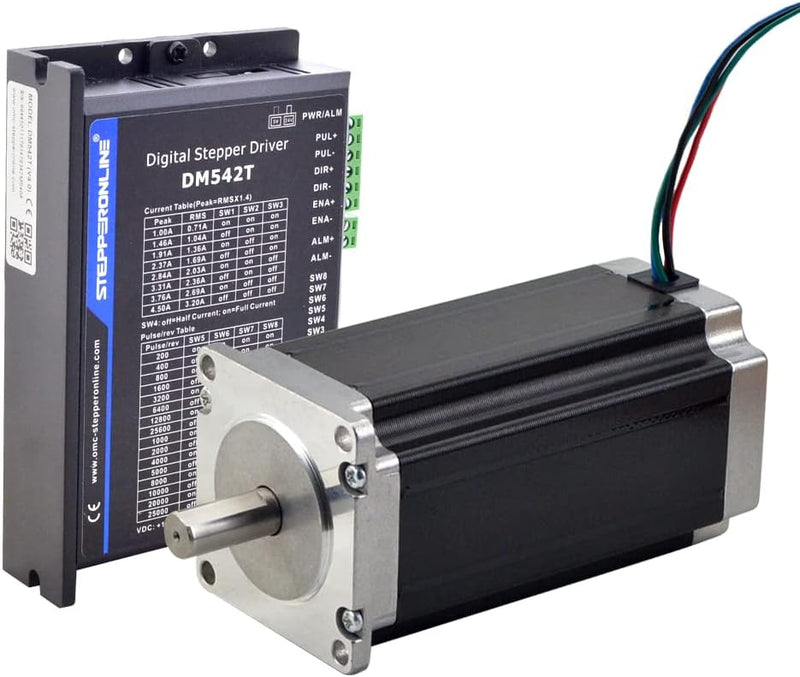 STEPPERONLINE 1 Achse Schrittmotor CNC Kit 3.0Nm(425oz.in) Nema 23 Schrittmotor & Schrittmotor Treib