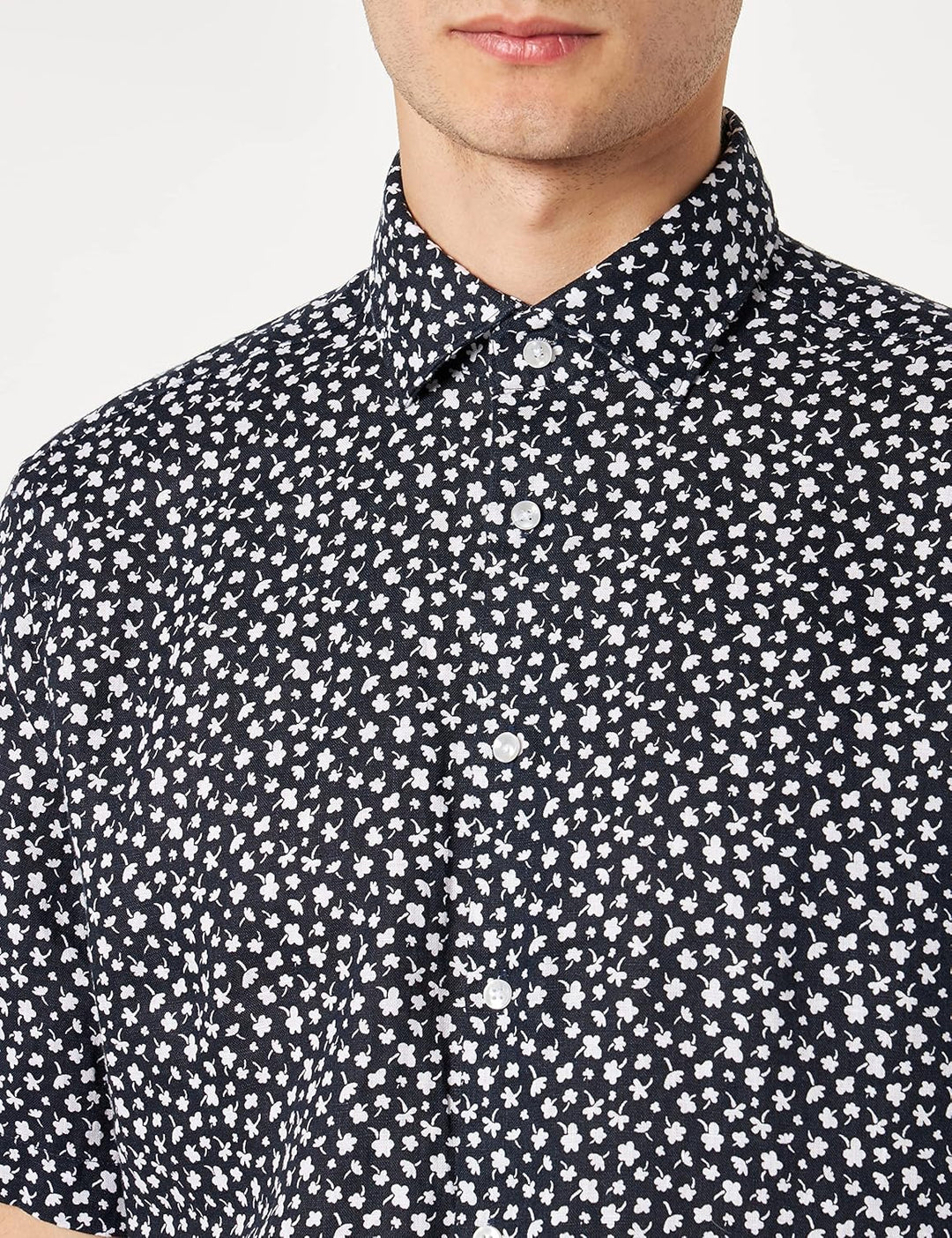 Seidensticker Herren Regular Fit Kurzarm Hemd Shirt 44 Blau, 44 Blau