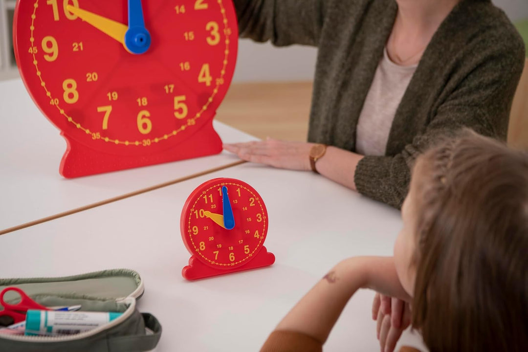 Betzold - Schüler-Uhr Klassensatz mit Box - 25 Lernuhren, 1 Demonstrationsuhr Nocolor, Nocolor