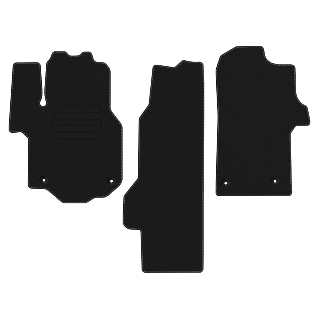 Veloursfussmatten Automatten Velourmatten für VW Grand California 600 ab Bj. 2019 Mit Absatzschoner