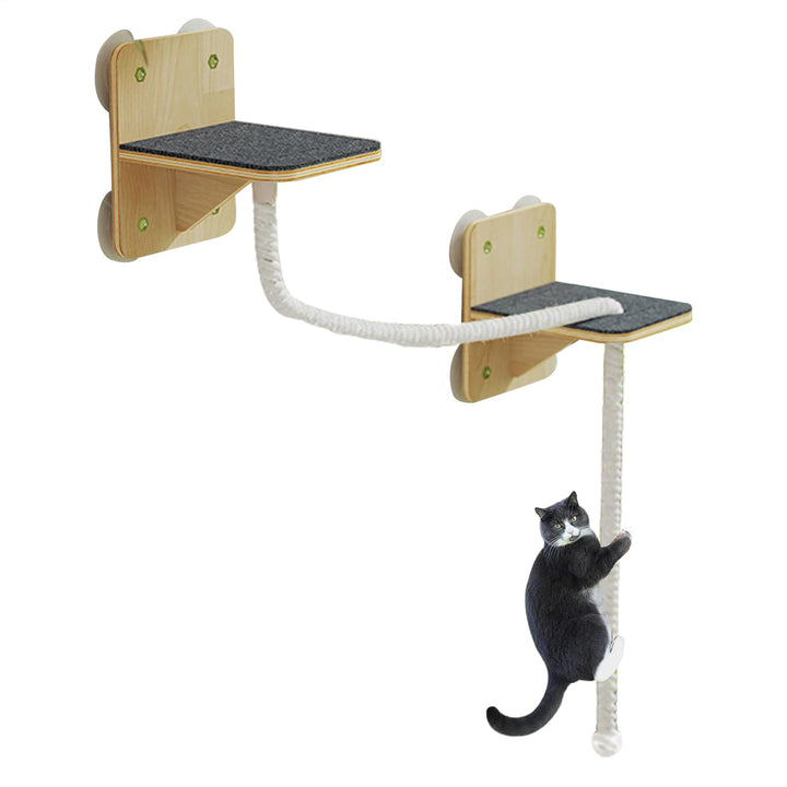 Kletterwand Katzen Hängematte Katze Wandmontage Katzenregale Katzenbrücke Katzentreppe Katzenkletter
