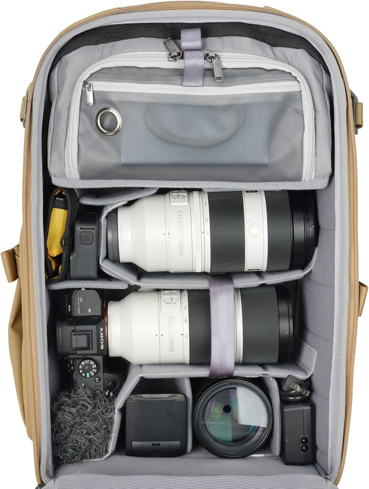 Vanguard Veo Metro B30L BG Fotorucksack für Kamera Objektive, 16 Zoll Laptop und Tablet, Beige
