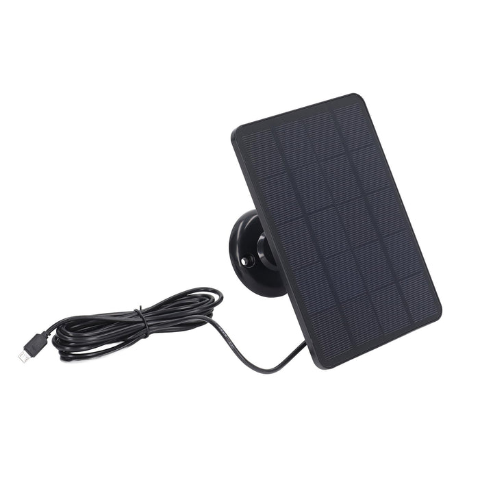Solarpanel, Wasserdichtes 10-W-Akkuladegerät, Micro-USB-Kamera-Lade-Solarpanel mit 360° Verstellbare