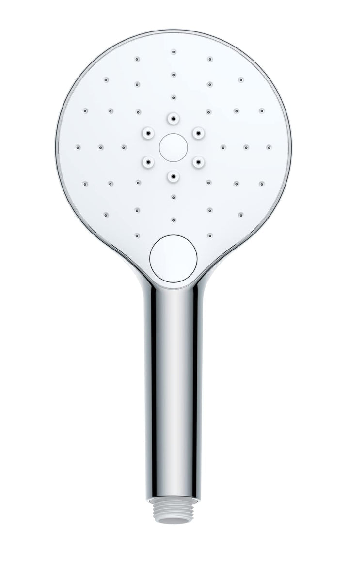 WENKO Duschkopf Automatic Cleaning, Anti-Kalk, runde Universal-Handbrause mit automatischem Reinigun