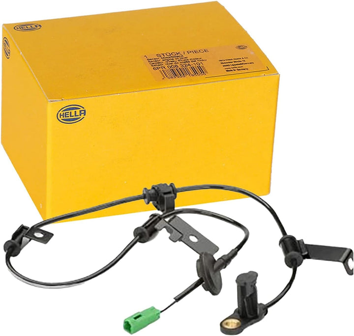 HELLA 6PU 230 040-621 ABS Sensor - Raddrehzahl - 2-polig - Hinterachse - Kabel: 830mm - mit Halter