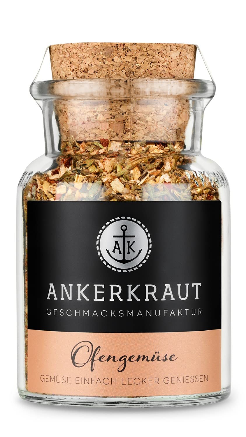 Ankerkraut Airfryer Gewürz-Box, mit Brathähnchen, Pommes Salz und Ofengemüse, mit Heissluftfritteuse