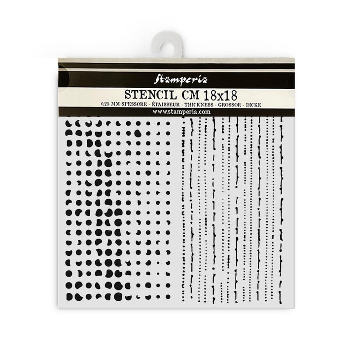 Stamperia - Thick Stencils for Scrapbooks, Albums, Cards, Bullet Journals, and More, Double Texture,