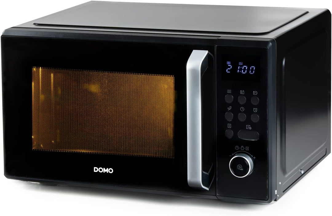 DOMO DO23101 Freistehend Mikrowelle - 5 Leistungsstufen - Auftaufunktion - 8 automatische Programme