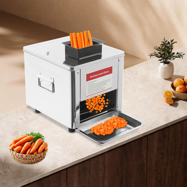 Fleischschneidemaschine Fleischschneider 850 W, 310rpm kommerzielle Fleischschneidemaschine aus Edel