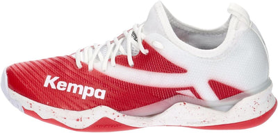 Kempa Wing Lite 2.0 Women Damen Handballschuhe, Sportschuhe, Turnschuhe 36 EU Weiss Rot, 36 EU Weiss