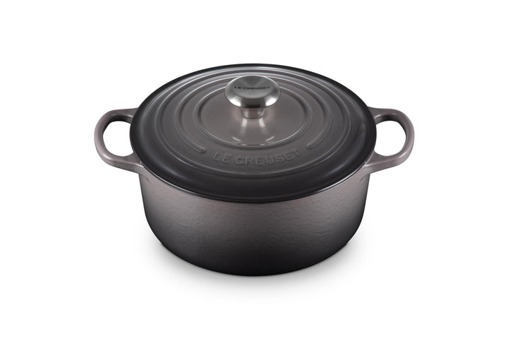 Le Creuset Signature Gusseisen-Bräter mit Deckel, Ø 24 cm, Rund, Für alle Herdarten und Induktion ge
