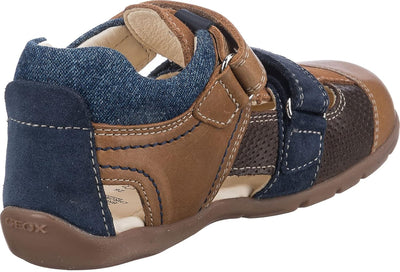 Geox B Kaytan A Lauflernschuhe 22 EU Caramel Navy, 22 EU Caramel Navy