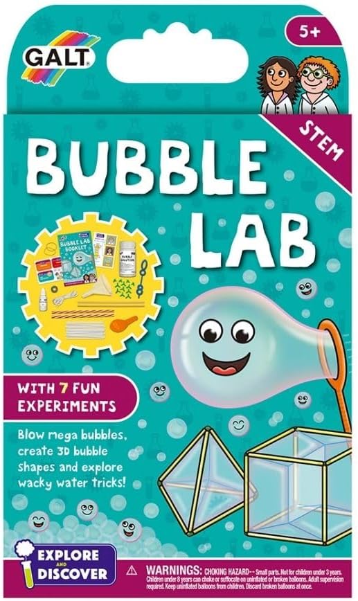 Galt Toys, Bubble Lab, Science Kit for Kids, Ages 5 Years Plus