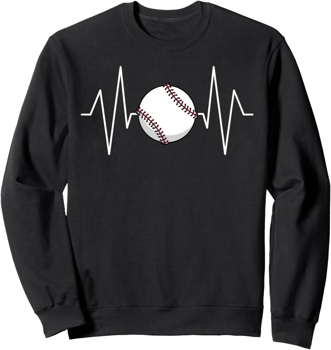 Baseball Heartbeat Sweatshirt