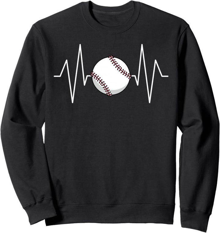 Baseball Heartbeat Sweatshirt