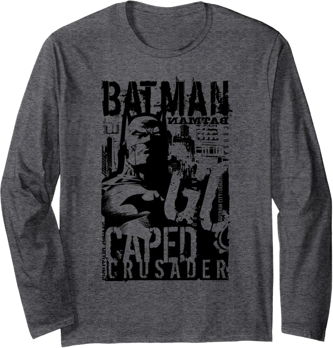 Batman Caped Crusader Langarmshirt