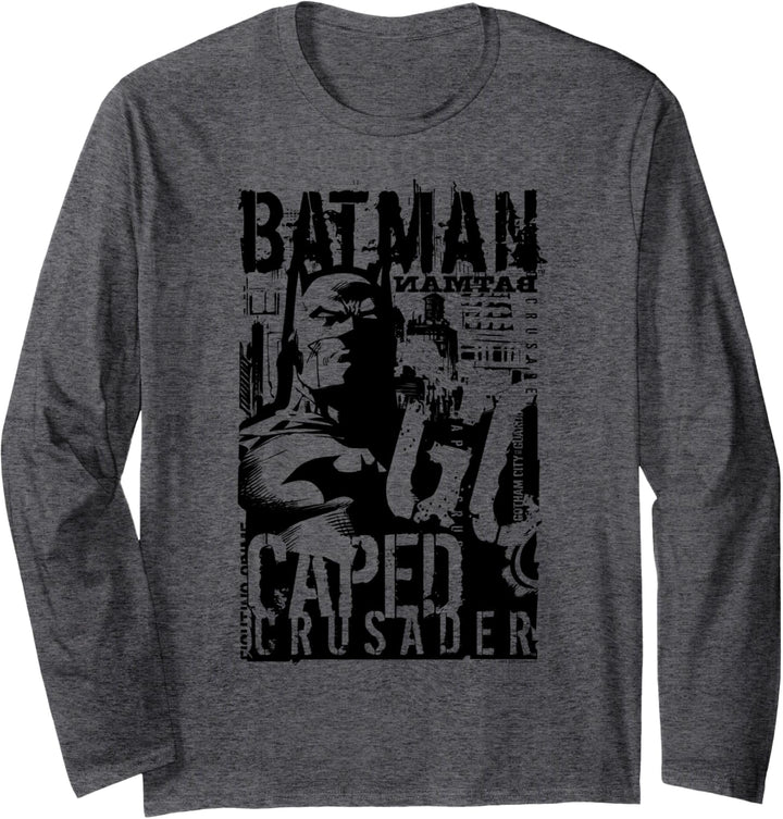 Batman Caped Crusader Langarmshirt