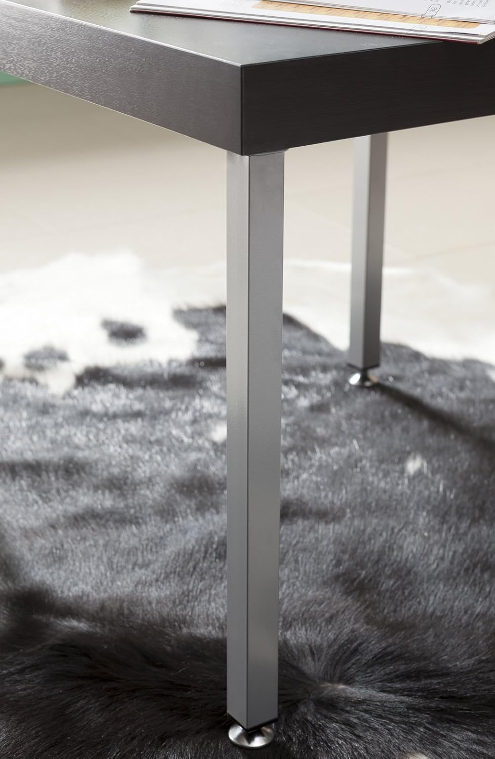 Element System Möbelfuss eckig – Vierkant-Metallfuss, ideal als Tischbein für die Gestaltung individ