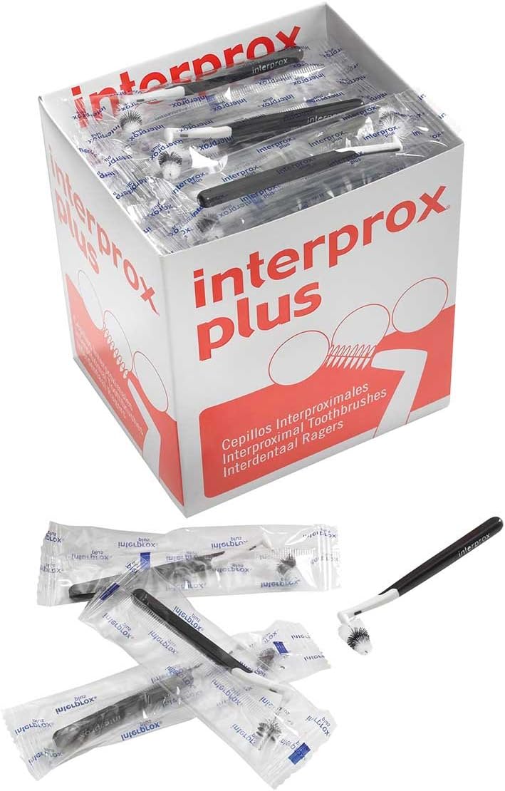 Interprox plus Interdentalbürsten 80er Box (schwarz XX-maxi), Schwarz Xx-maxi