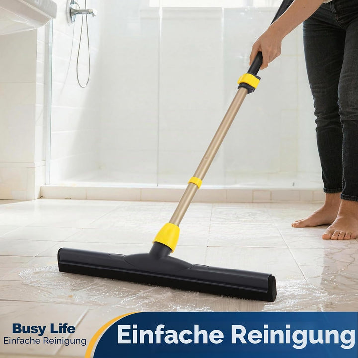 Yocada Bodenwischer Wasserabzieher 54in Besen Perfekt für Dusche Badezimmer Küche Home Fliesen Tierh
