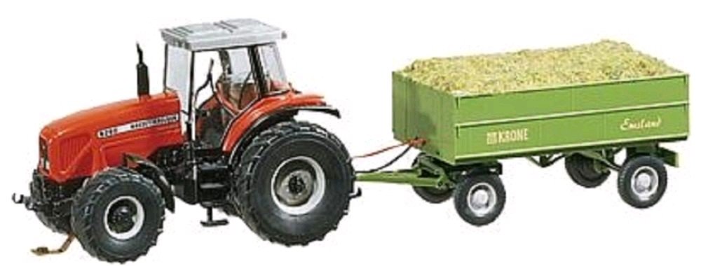 FALLER 161536 - Traktor MF mit Anhänger (Wiking)